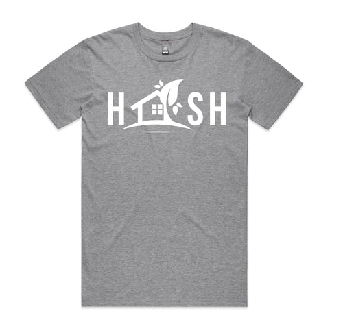 Grey  hash house chest logo